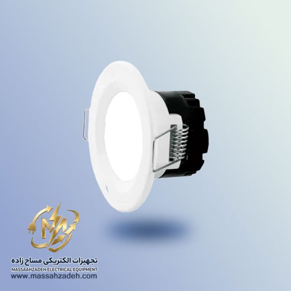 چراغ روشنایی توکار آلتون رای مدل دنیز DE05 قطر 5 350 لومن اضطراری