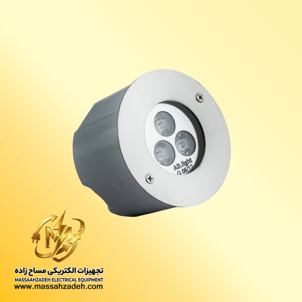 چراغ-استخری-توکار-3-وات-AD-LIGHT خرید و قیمت چراغ استخری توکار افرند 3 وات | فروشگاه تجهیزات الکتریکی مساح زاده