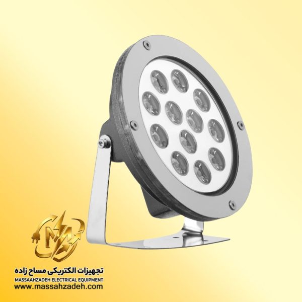 خرید و قیمت چراغ استخری روکار افرند 12 وات | فروشگاه تجهیزات الکتریکی مساح زاده